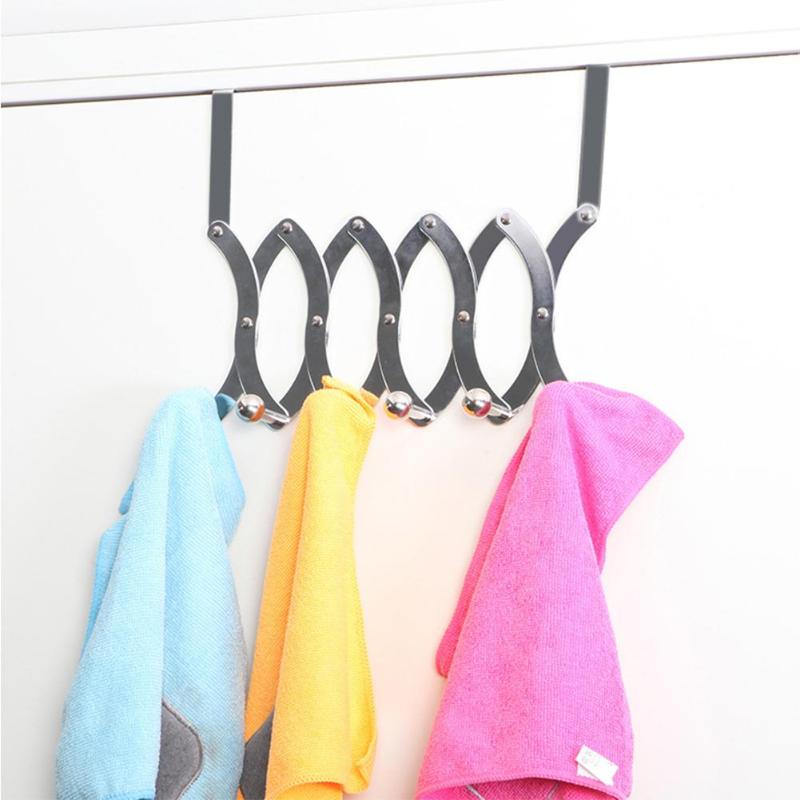 

GloryStar 1PC Retractable Coat Hanger Organizer Bedroom Door Hanging Hook