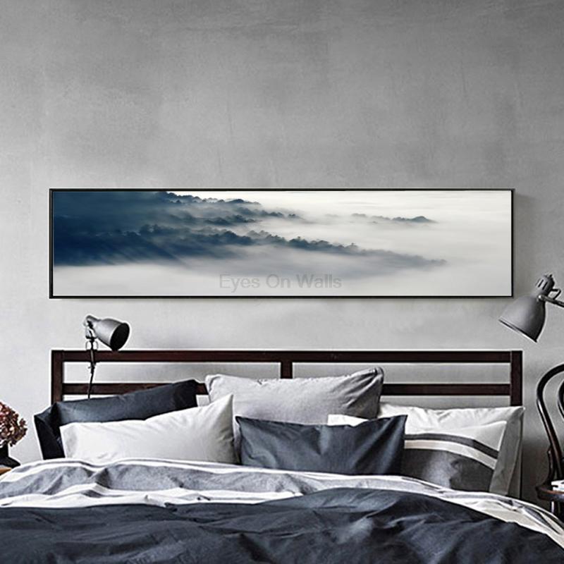 

No Frame Landscape Poster Nordic Art Print Scandinavian Canvas Painting Wall Picture For Bedroom Modern Oil Painting Home Decor