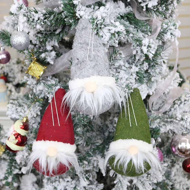 

20#New 2019 Merry Christmas Ornaments Christmas Gift Santa Claus Snowman Tree Toy Doll Hang Decorations For Home1