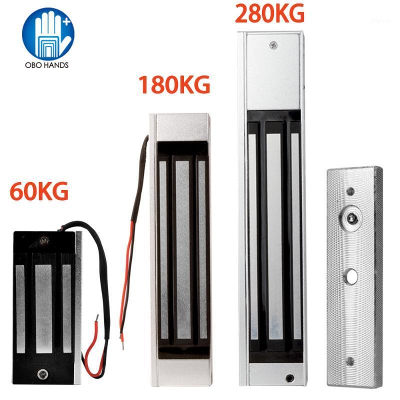 

60/180/280KG Electronic Magnetic Lock Waterproof Electric Control Lock Normally Closed for apartment access control accessories1