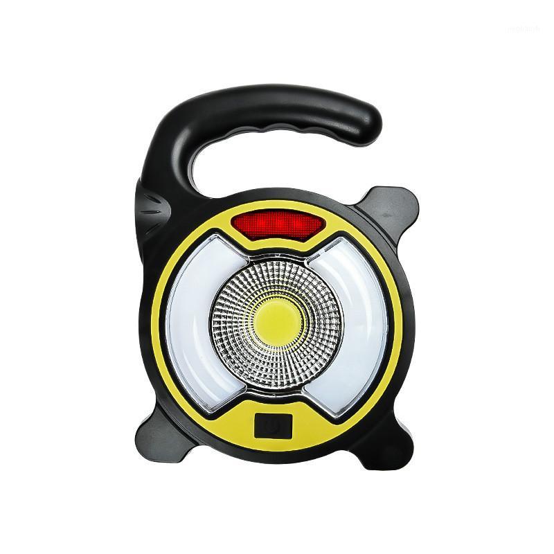 

Outdoor LED Portable Light 4 Mode Multi-function COB Camping Light Solar Tent for Emergency Charging Treasure USB1