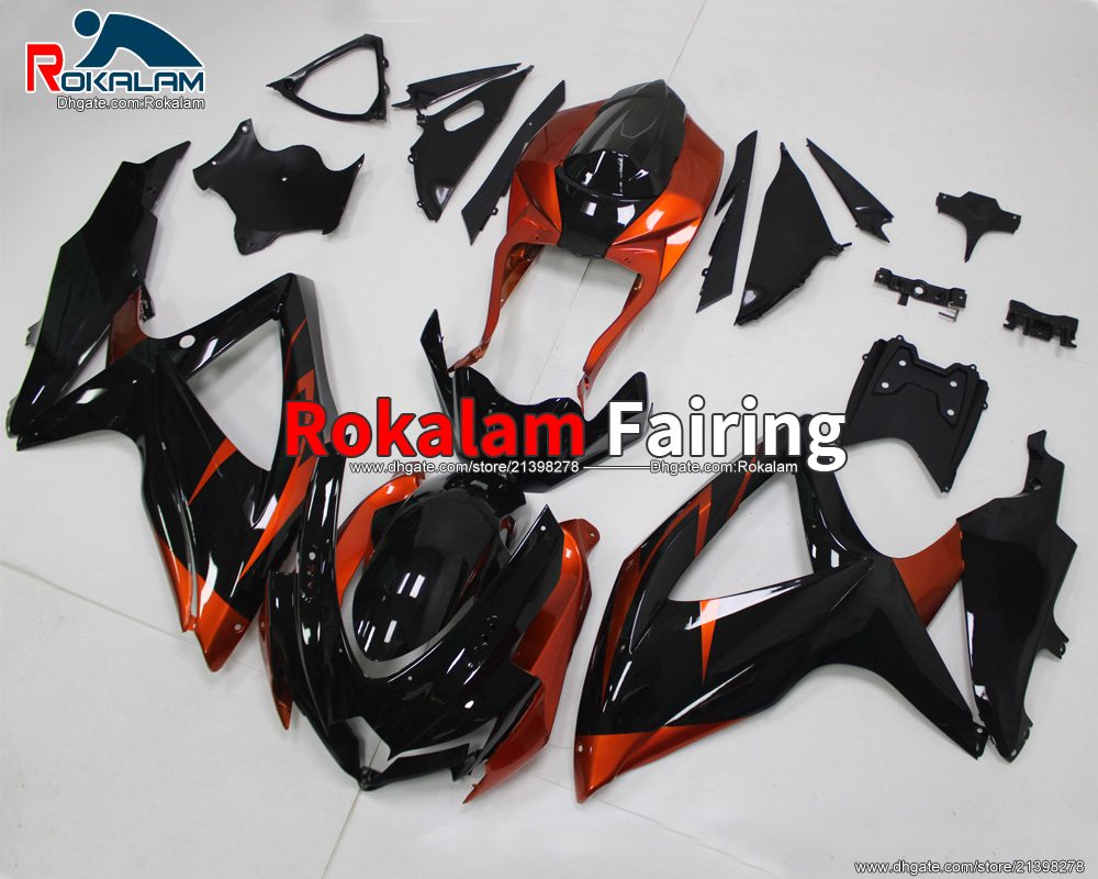 

GSX-R750 Fairings For Suzuki GSXR600 GSXR750 08 09 10 K8 Body Kits GSX-R600 GSXR 750 2008-2010 ABS Covers (Injection Molding), Customize