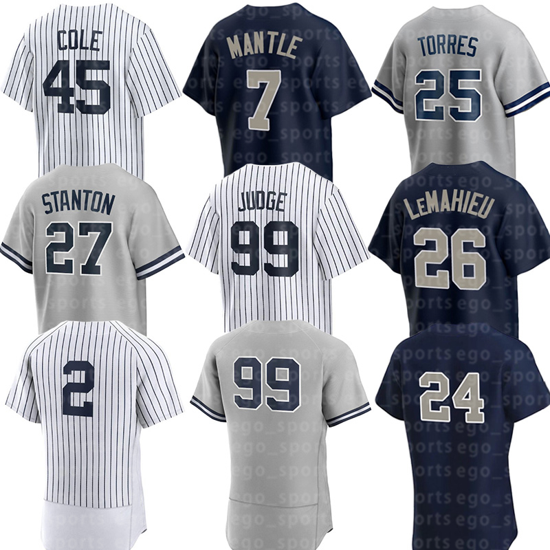 

99 Aaron Judge Baseball Jerseys 45 Gerrit Cole 48 Anthony Rizzo 26 DJ LeMahieu 28 Josh Donaldson 27 Giancarlo Stanton 22 Harrison Bader 31 Aaron Hicks 25 Torres jersey, Women's color 2
