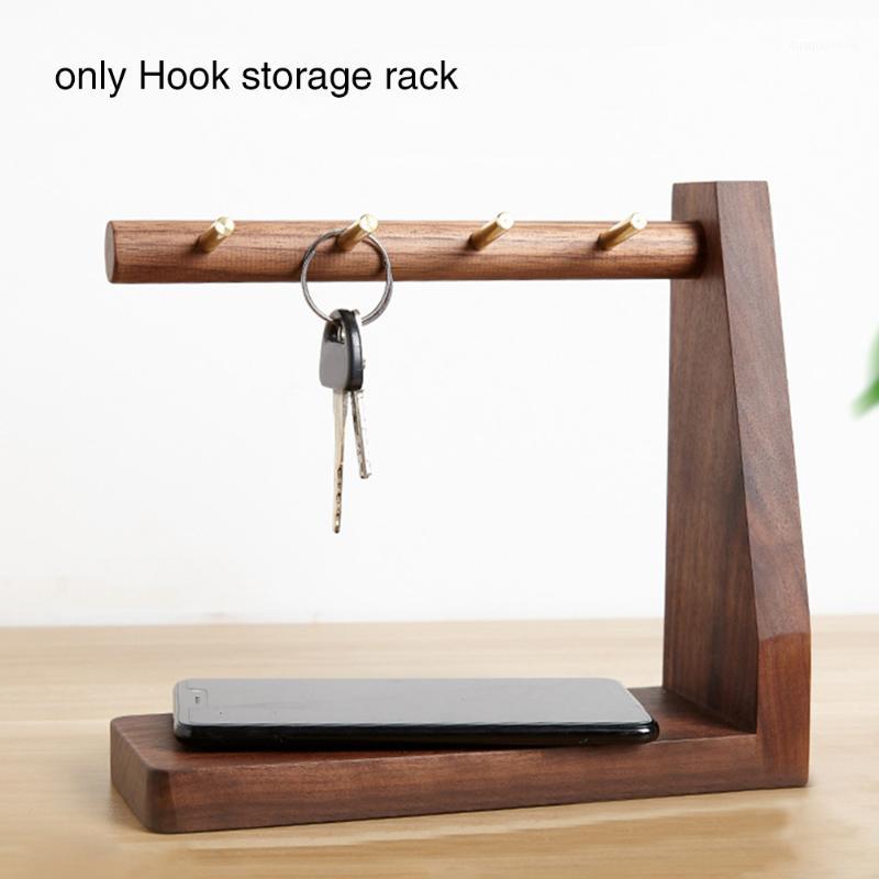 

Door Porch Key Hanger Holder Wooden Office Shelves Rack Minimalist Organizer Desktop Hooks Home Decor Frame1