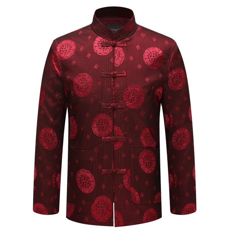 

Traditional Chinese Suit Male Clothing Jacket for Men Cheongsam Tang Suit Oriental Vintage Man Mens Chinese Tops Wedding