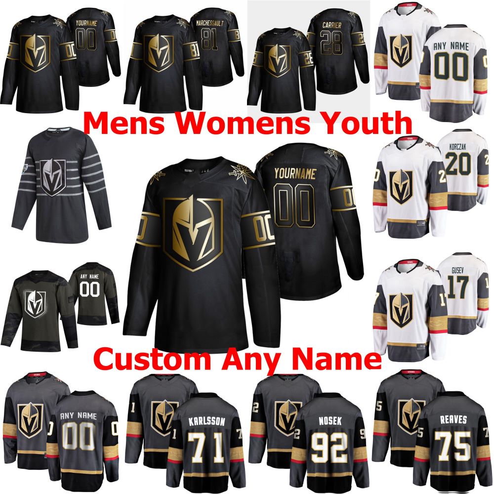 

2021 Vegas Golden Knights All-Star Jersey Robin Lehner Nick Cousins Alec Martinez Marc-Andre Fleury Hockey Jersey 2021 Custom Stitched, Colour 14