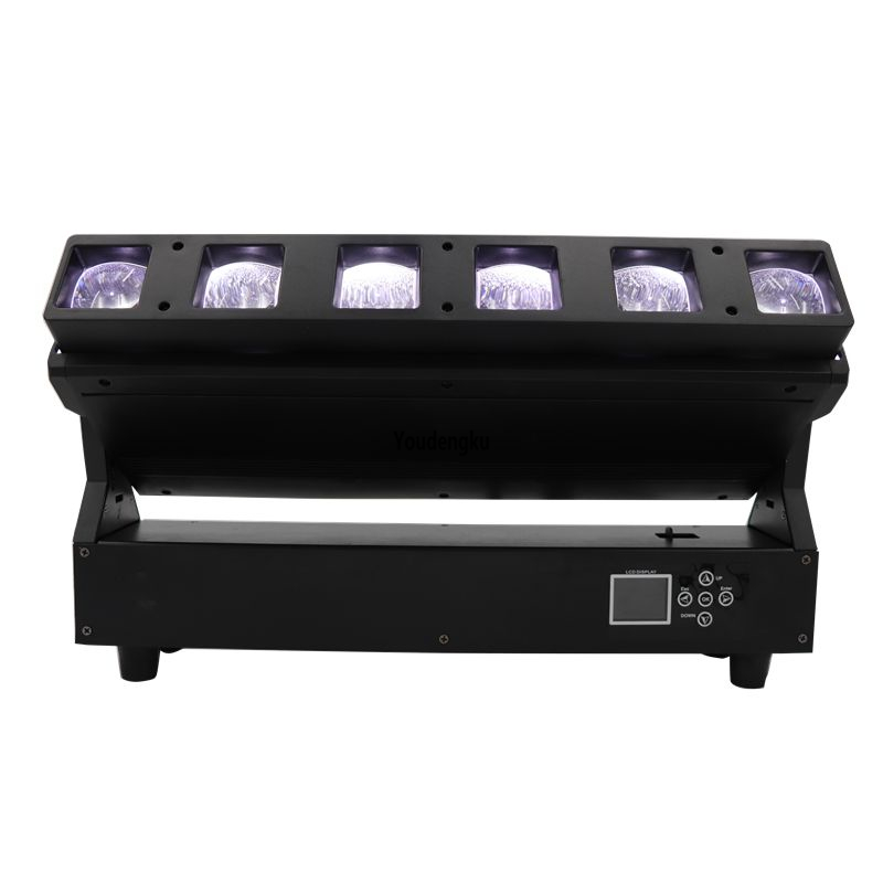4pcs club party led moving beam wash bar Light 6x40w rgbw 4in1 Zoom Dmx Matrix dj moving head led light bar-image-753417280