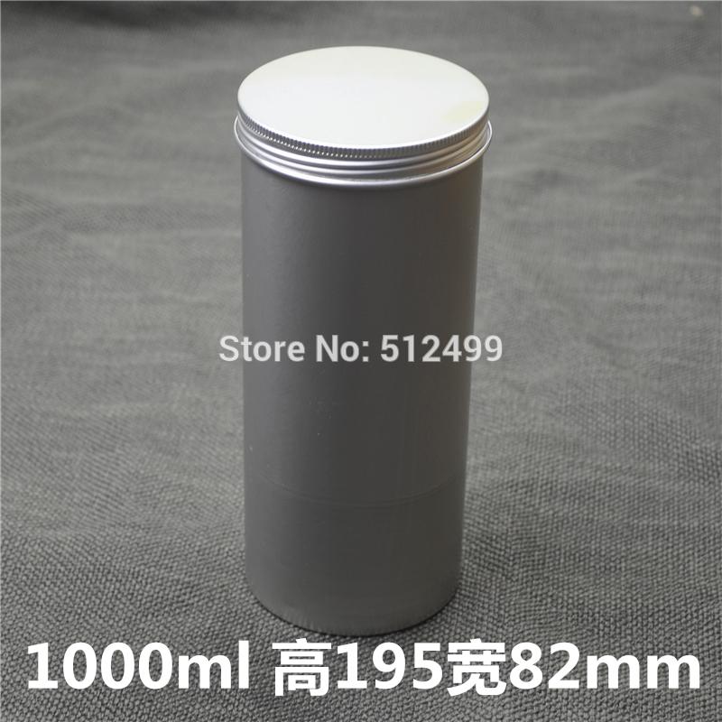 

1000g 10/20pcs Refillable empty round aluminum tin bottle aluminum cosmetic container box jar