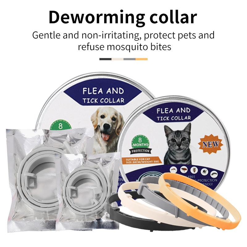 

Bonzerpet  Cat Deworming Deodorizing Collars Summer Anti-Insect Guard Flea Acarid Tick Mosquito Scorpion Dogs Collar