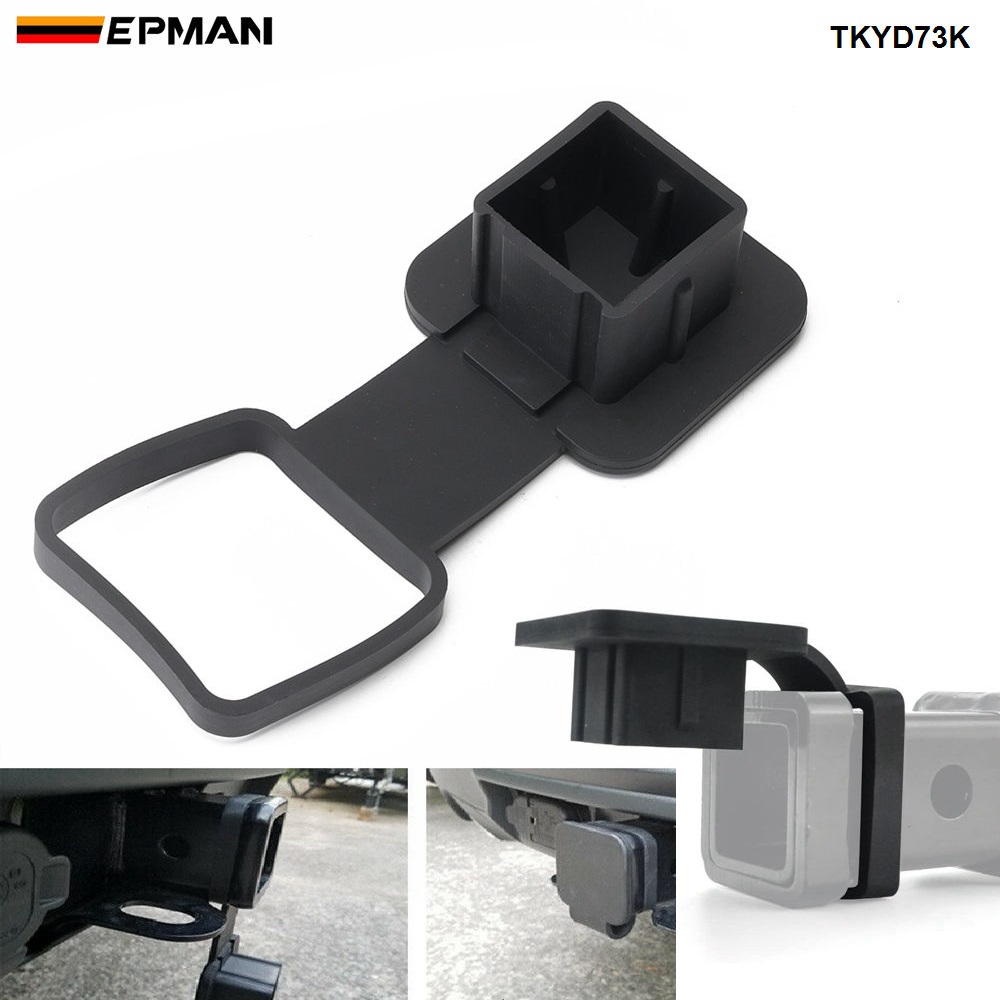 

EPMAN Trailer Hitch Receiver Plug Cover Cap Protector Van Truck Hook Dustproof Plug For Toyota PT228-35960-HP Receiver Hook TKYD73K