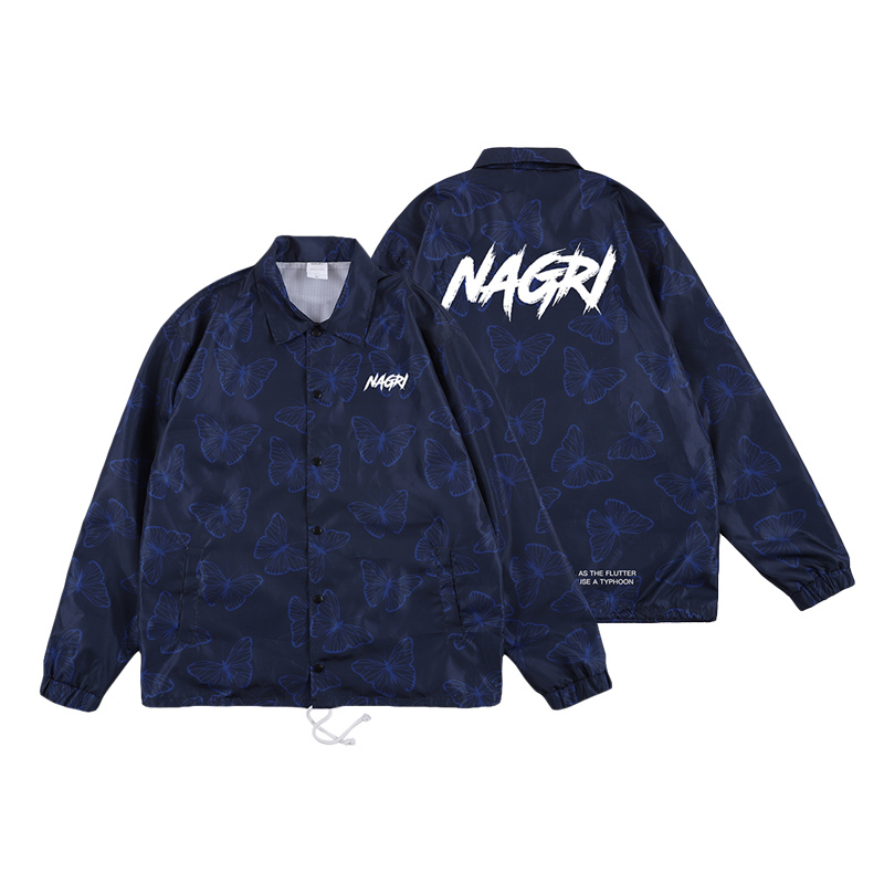 

2021 New Style of Hip-hop Men Streetwear Trench Coat Nagri Letter Autumn Winter Jacket DWWU, Dark grey