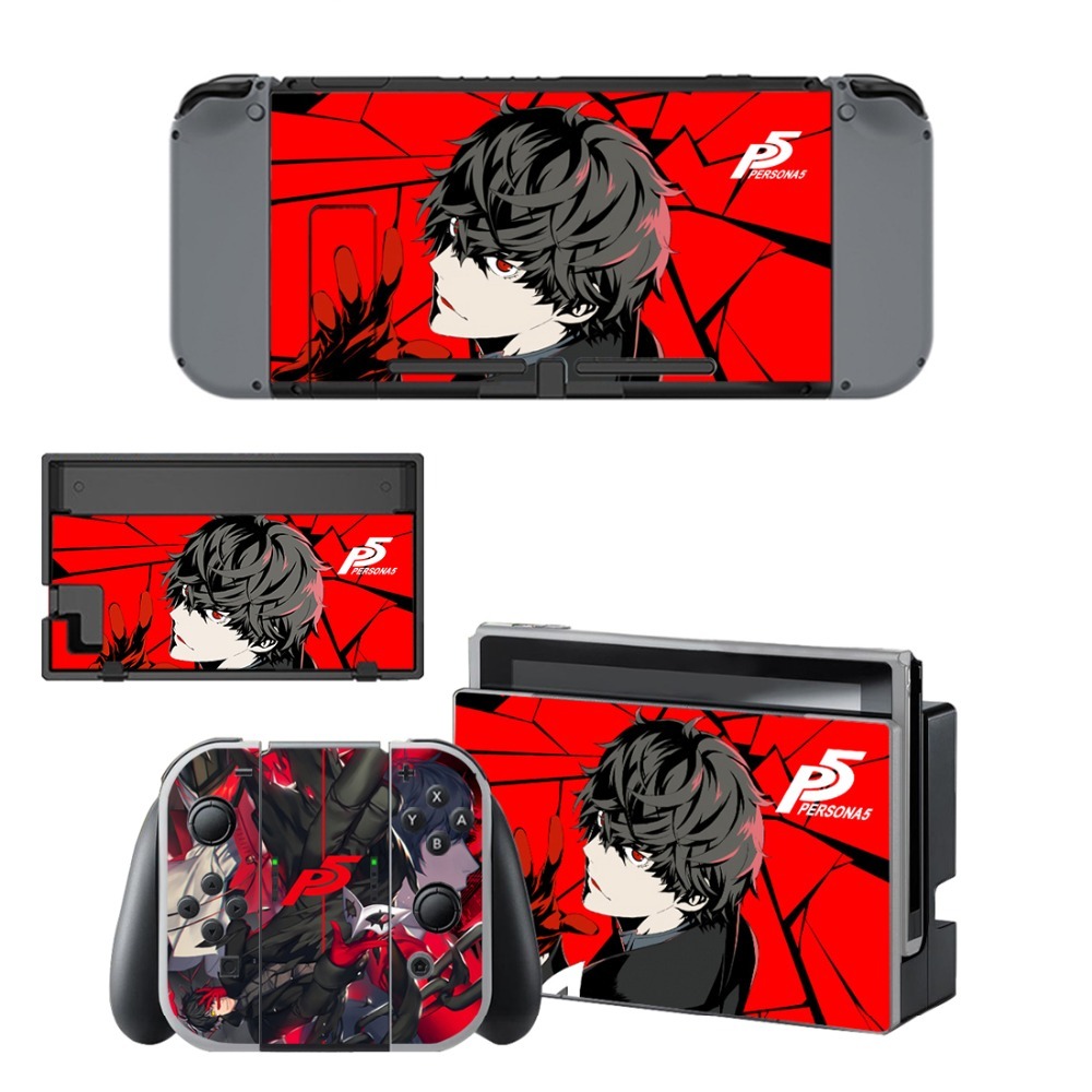 

Game Persona 5 Skin Sticker vinyl for NintendoSwitch Sticker Skin for Nintendo Nintend Switch NS Console and Joy-Con Controller W1219