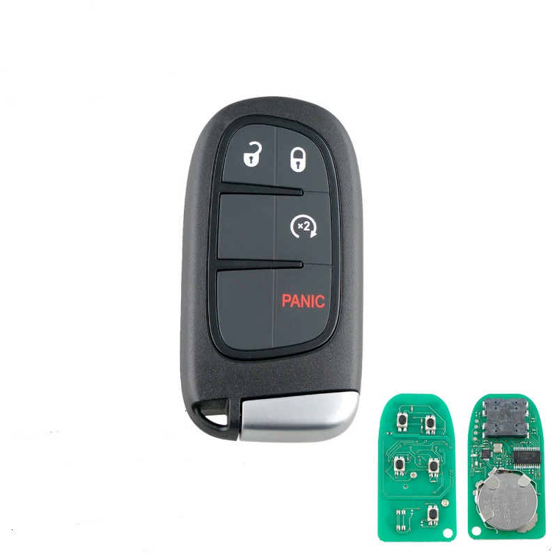 

Car Locksmith Supplies Jeep Remote Key 3+1Buttons 4A Chip