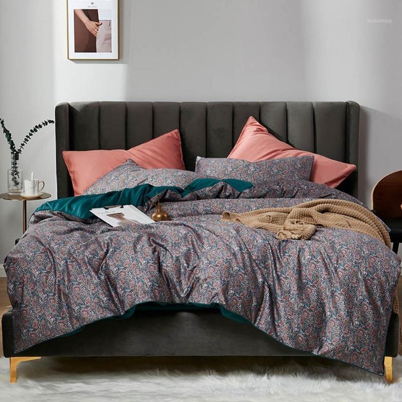 

Svetanya Bohemian Paisley Silky Egyptian Cotton Bedding Set Print Sheet Pillowcase Duvet Cover Queen King Size Linens1, 20203284