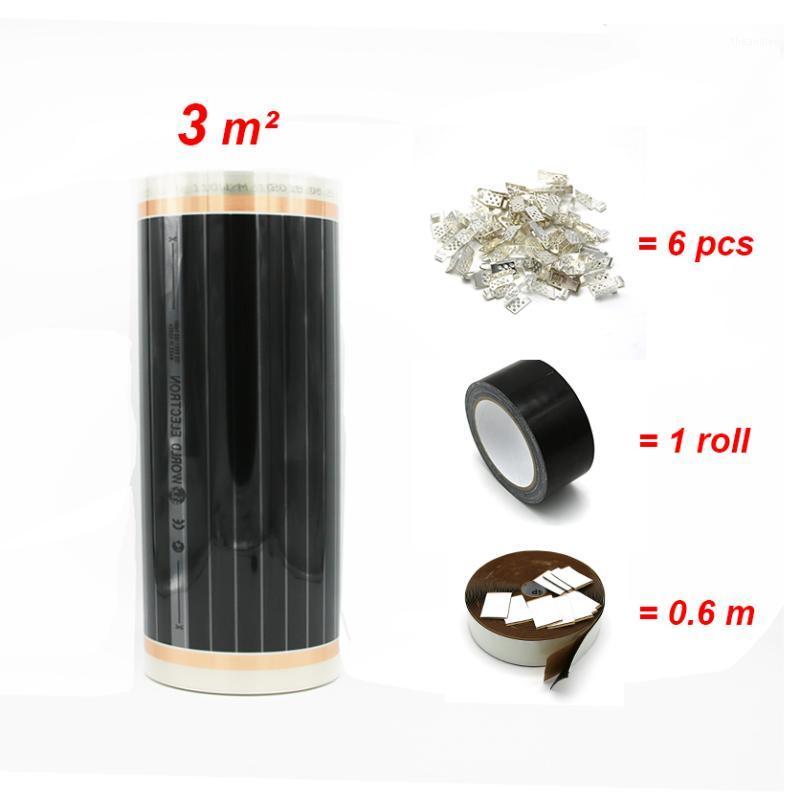 

3 Square Meters Good to Heatlth, Underfloor Confortable Warm House Heating Film with Accessories1