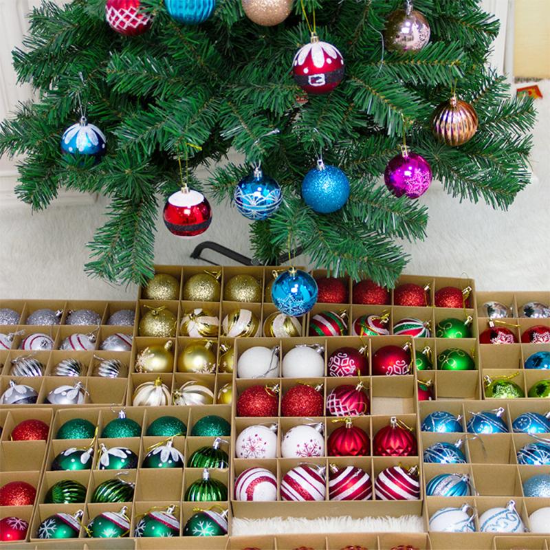 

16pcs 6cm Christmas Decoration Balls Tree Hanging Ball Home Party Festival Ornaments Tree Pendants