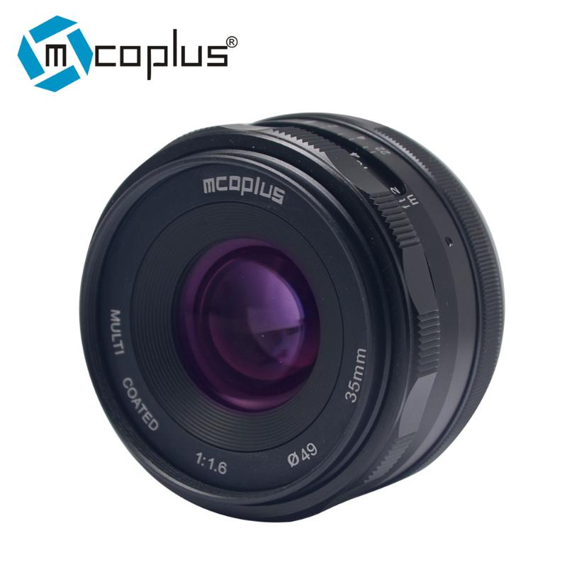 

Mcoplus 35mm f1.6 APS-C Manual Fixed Lens for Sony E-mount or for Fuji X-mount or M4/3 mount Mirrorless cameras A6500 A6300