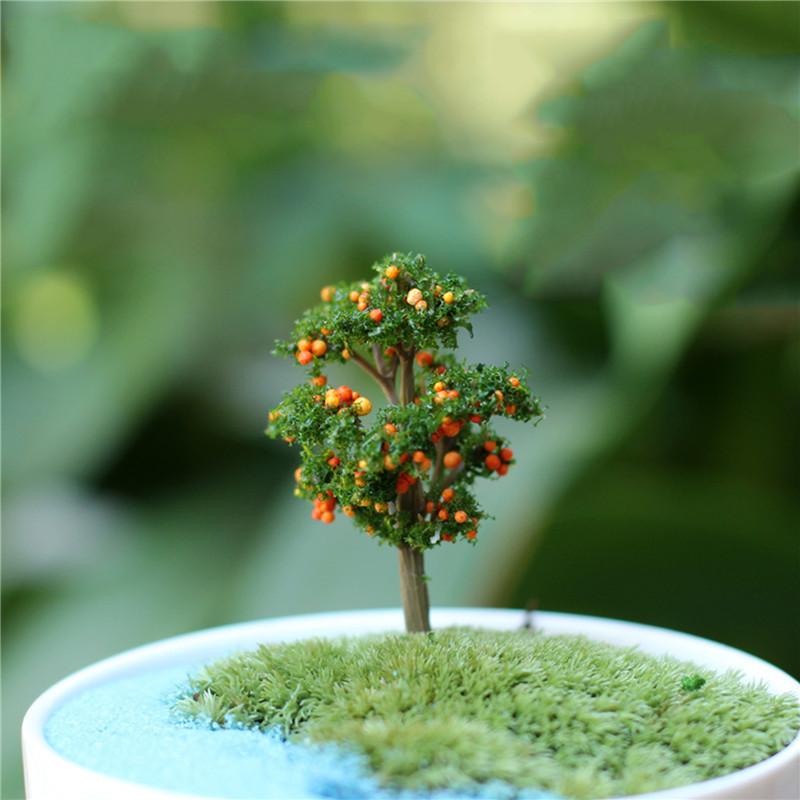 

1PC Mini Tree Artificial Garden Miniature Resin Craft Home Decoration Micro Landscape Bonsai Plant