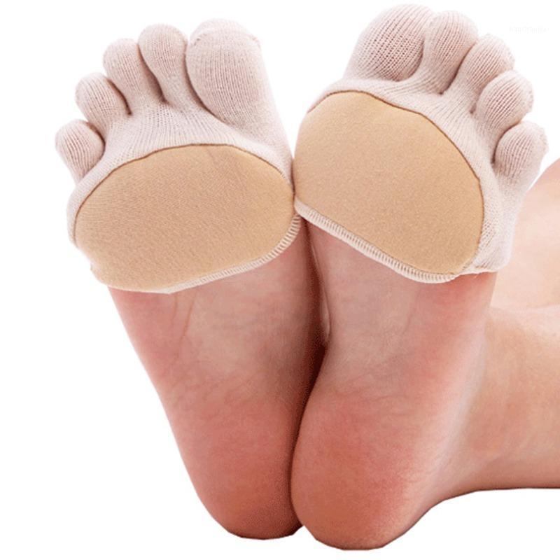 

Half-palm High Heels Five-finger Socks Invisible Non-skid Half Socks Breathable Women Invisible Slippers Sock Slip On Sock1, Fl
