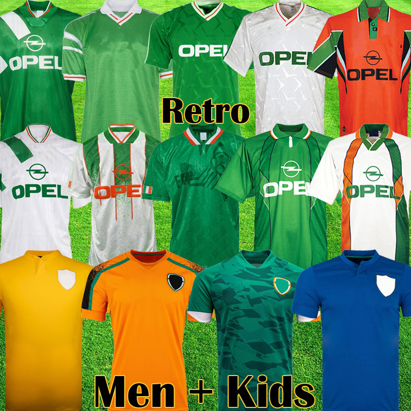 

1990 Ireland Retro Soccer jersey 1994 world cup 2022 kits green 1988 1992 1993 1995 1996 1998 vintage Soccer Shirt 100TH National 100 Anniversary Football uniforms, 2022 home
