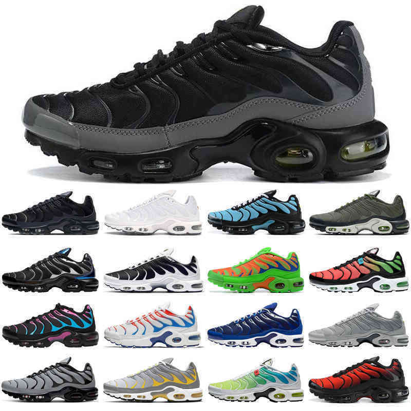 

original tn plus se men running shoes triple black white Crater Psychic Blue Tiffany Lava mens trainers sports sneakers size 40-46, #1 triple black