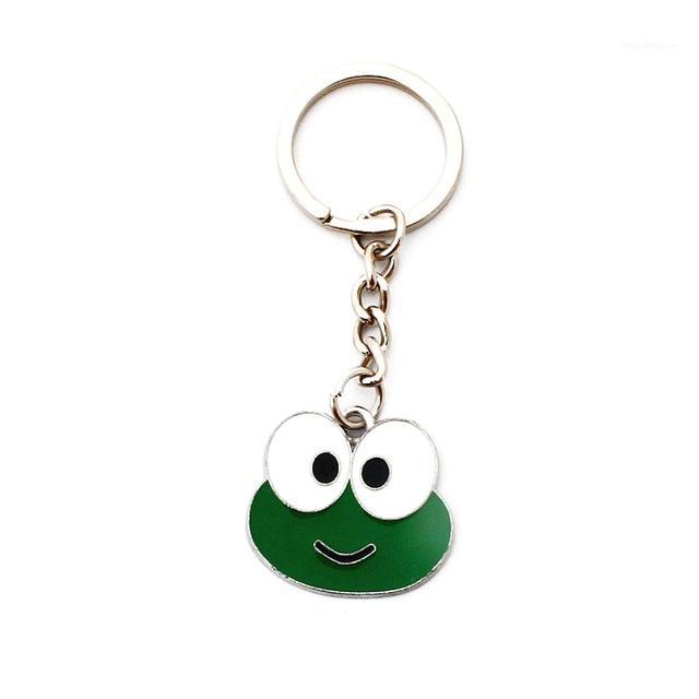 

FREE SHIPPING BY DHL 100pcs/lot Funny Metal Frog Keychains Zinc Alloy Frog Keyrings Key Holders for Kids1