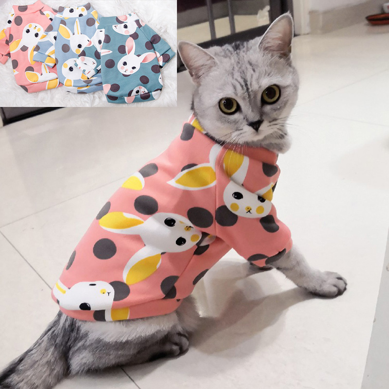 

Sweet Pet Cat Clothes for Cats Winter Cat Costume Katten Gotas Kedi Hoodie Sweater Puppy Clothing Pet Products disfraz para gato