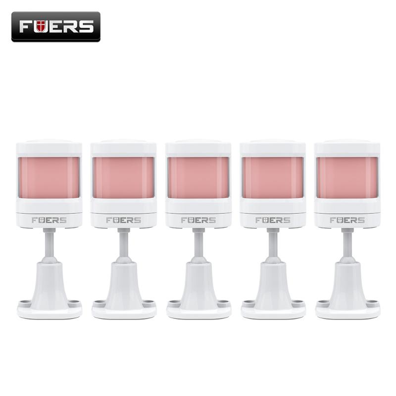

Fuers Wireless Mini PIR Sensor Motion Detector 433Mhz P20 Alarm Sensor For Wifi GSM Alarm System G12 Home Security