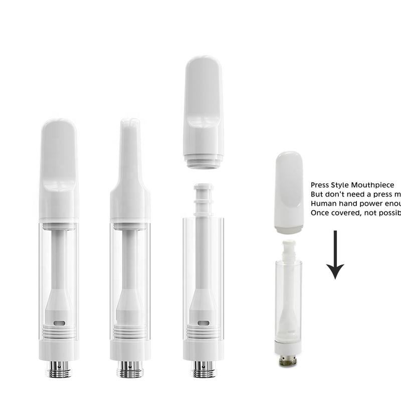 

Full Ceramic 510 Vape Cartridge atomizer Lead Free Disposable Pen E Cigarettes Carts Packaging 0.5ML 1ML Thick Oil Atomzier
