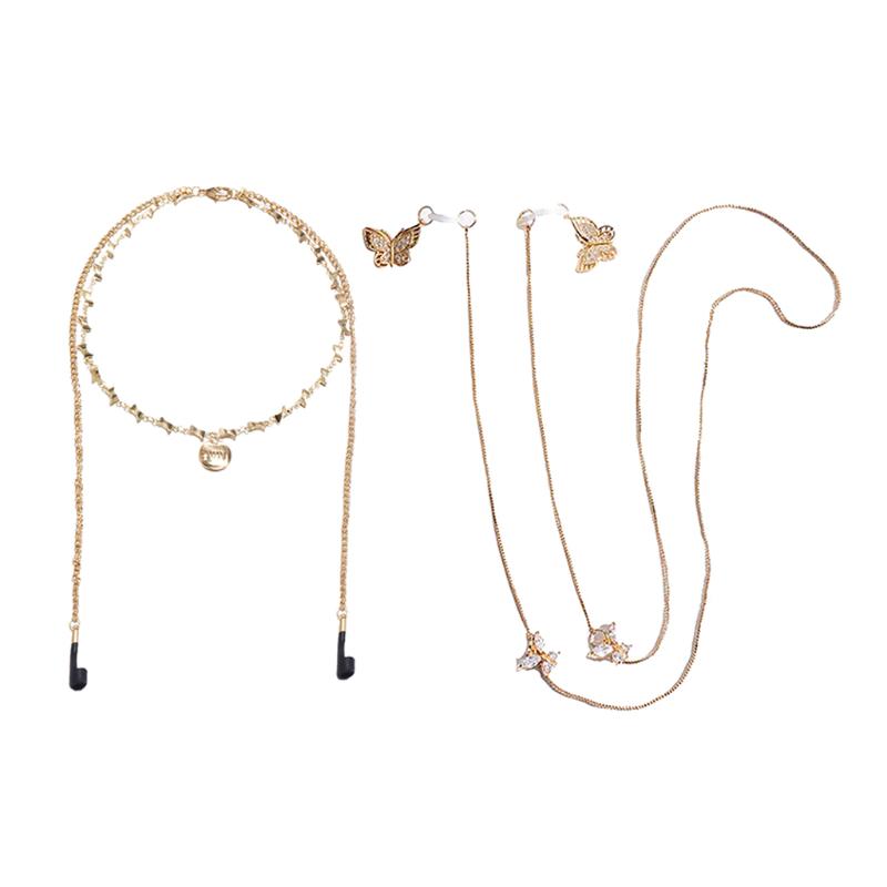 

Wireless Eerphone Holder Chain Neckalce Strap 34inch Birthday Holiday Gift for Women