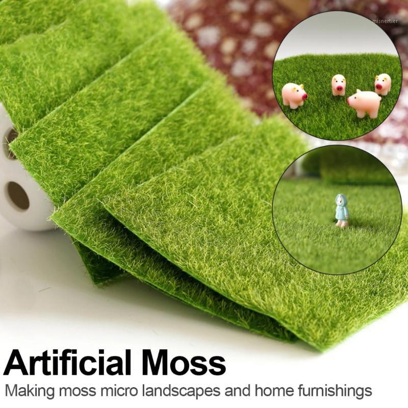 

Fake Moss Miniature Garden Ornament DIY Mushroom Craft Pot Fairy Artificial Lawn Grass for Wedding Xmas Party Decoration1, As pic