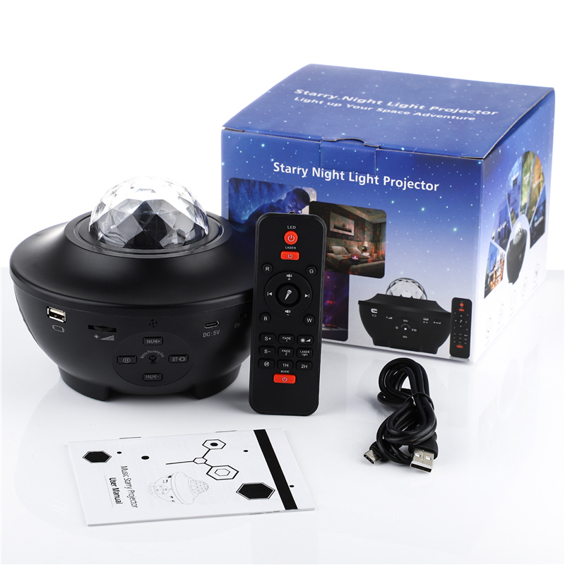 

Bluetooth Speaker Star Projector Works with Alexa Google Assistant Music LED WIFI Smart Galaxy