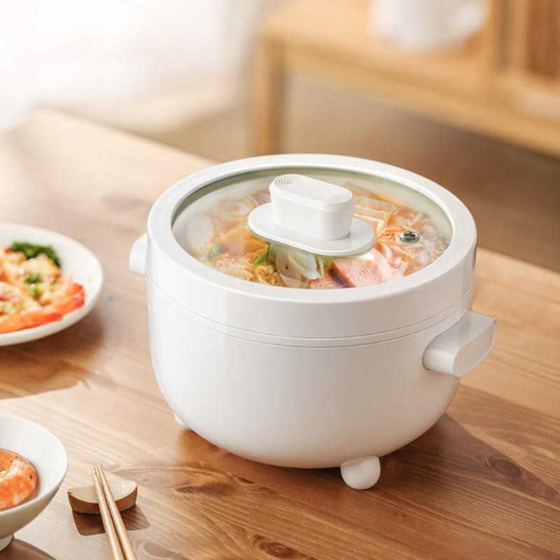 

2L Household Multi-Function Large-Capacity Electric Rice Cooker 700W Non Stick Liner Hot Pot Cooking and Frying Integrated Pot