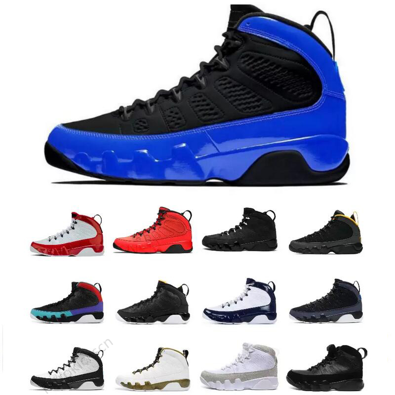

Jumpman Mens 9 OG Basketball Shoes 9s Change The World Bred Racer Pearl Blue Snakeskin White Pink University Gold Silver Glitter Barons Men Sports Trainers Sneakers, # bubble bag