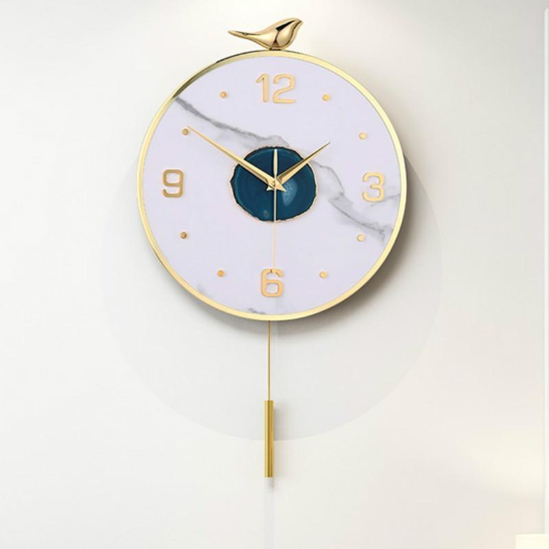 

Nordic White Simple Wall Clock Living Room Creative Large Modern Wall Clocks Luxury Duvar Saatleri Bedroom Decoration EB5WC