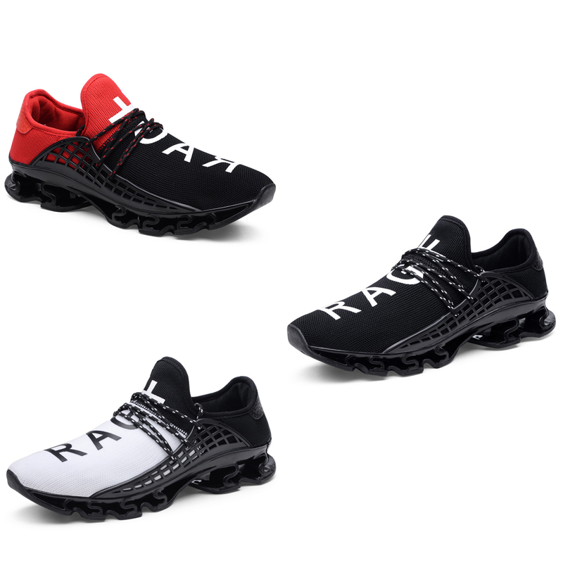 

Wholesale Non-Brand Men Breathable running shoes black red white mesh outdoor casual mens trainer sport sneaker size 38-44, Item #1