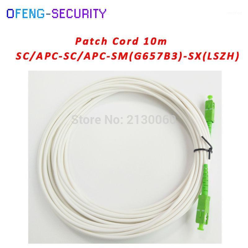 

optic Jumper optic patch cord 10m SC/APC-SC/APC-SM(G657B3)-SX(LSZH) 3.0mm White Color Singlemode Simplex1