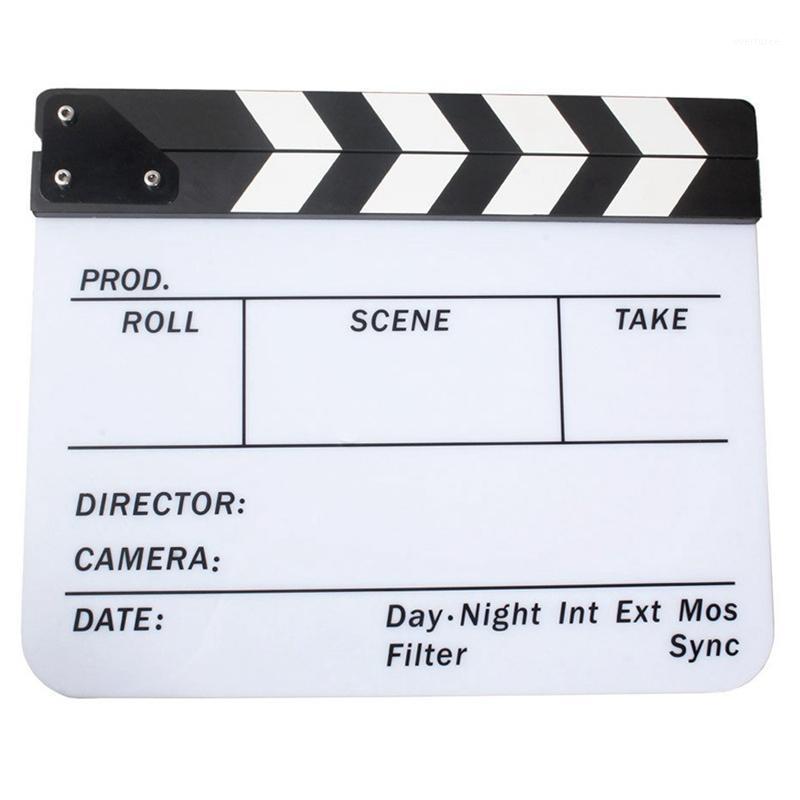 

Acrylic Clapboard Dry Erase Movie Clapper Board Slate 29.8 x 24.5cm1
