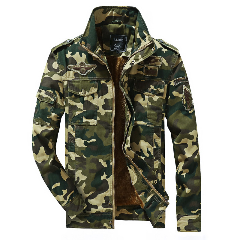 

2021 The New New Men's Jacket Plus Thickening Cotton Neat Sziy
