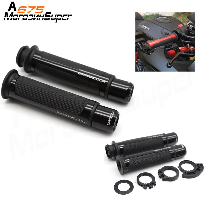 

Golden Aluminum Motorcycle Handlebar Grips & Handle Bar Ends 7/8"22mm Hand Cap Blue Black Silver Gold Red Orange Green