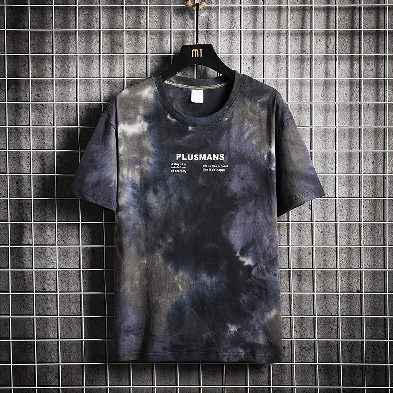 

Men's t shirt 2020 Summer New Style Fashion Printed Short Sleeve tshirt men Top streetwear Comfortable tee shirt, Blue
