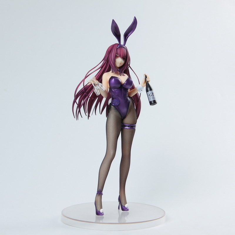 

Anime Fate/Grand Order Scathach Lancer Alter Sashi Ugatsu Soft Bunny girl Sexy Girls PVC Action Figure Toys Collectible Model T200118, Hard to see in the bo