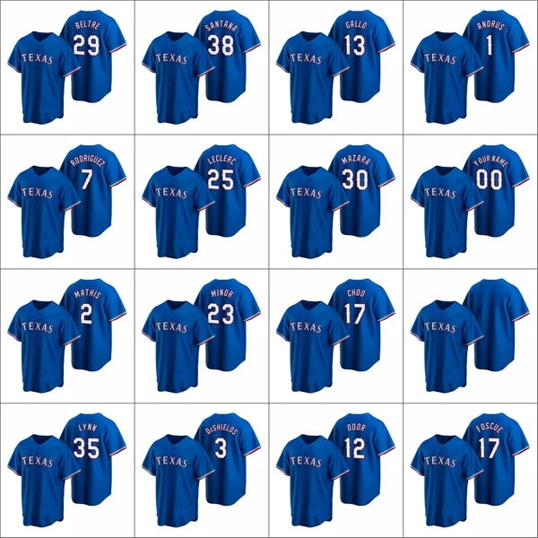 

Texas\rRangers Men #12 Rougned Odor 1 Elvis Andrus 29 Adrian Beltre 23 Mike Minor Custom Women Youth\rReplica\rAlternate Jersey