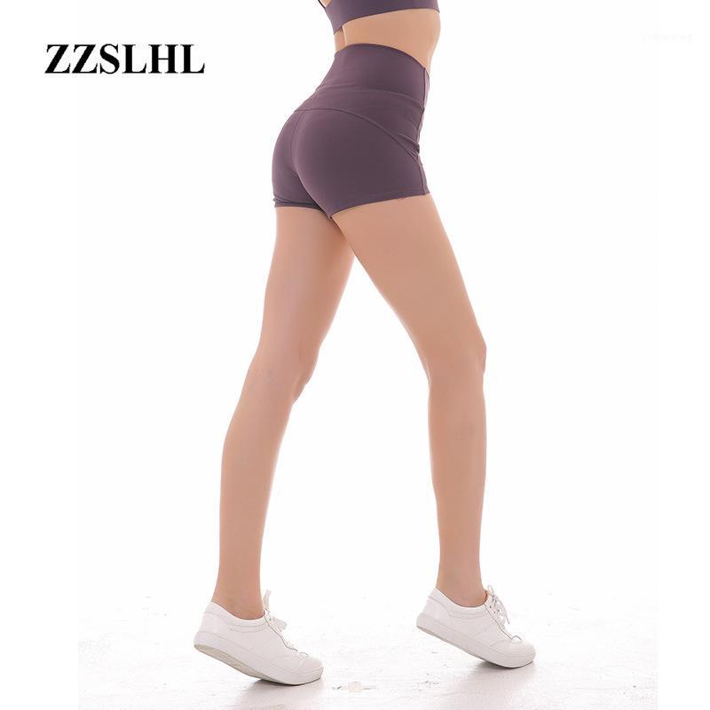 

2020 women Sports Shorts Yoga high rise shorts running short quick dry exercise workout stretch training1, Black