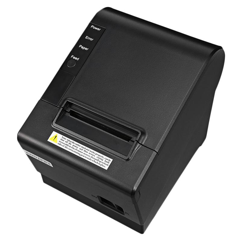 

Small Printer 200Mm/S 80Mm Receipt Thermal Printer with Usb Lan Ethernet Port Auto Cutter Bill EU Plug
