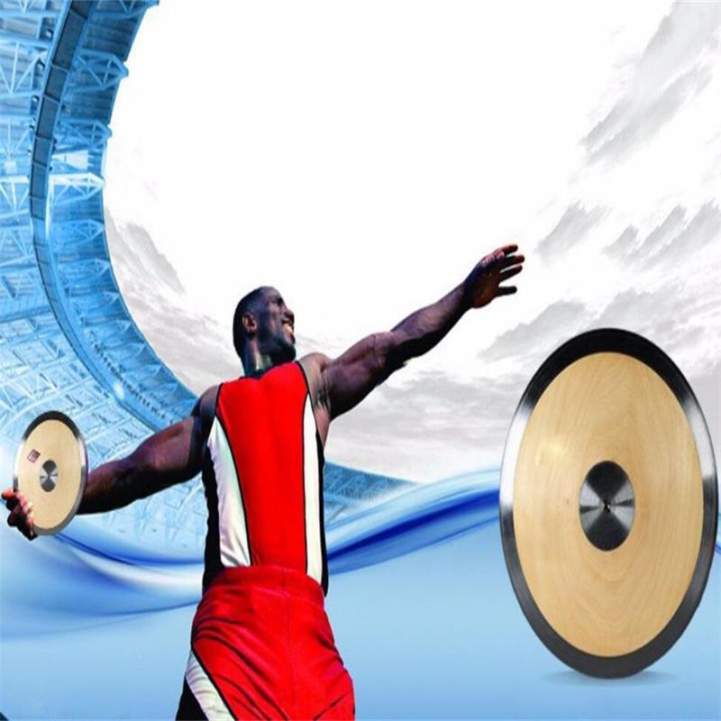 

For Men 2kg Wood Solid discus Athletics training discus1