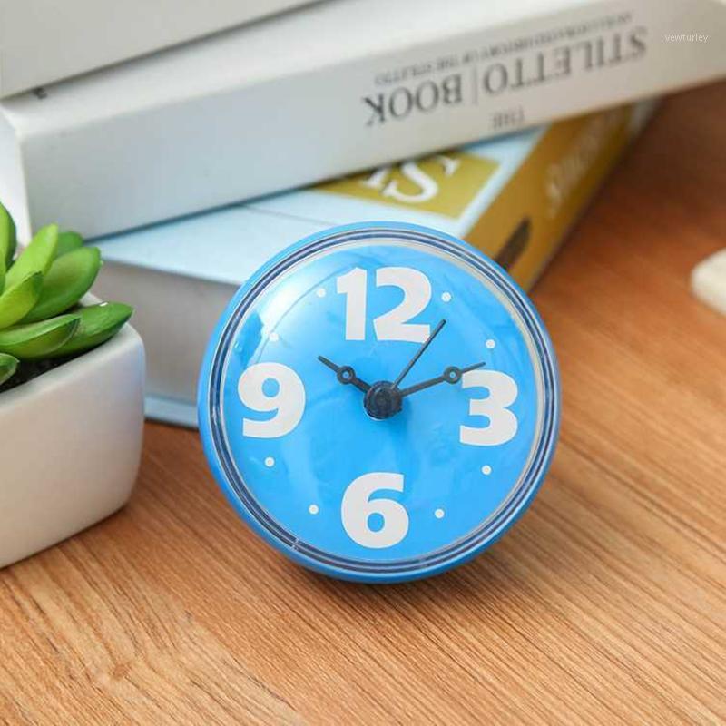 

Wall Clock Anti Fog Mirror Window Pointer Mini Suction Cup Ornaments Waterproof Bathroom Accurate Kitchen Fashion Refrigerator1