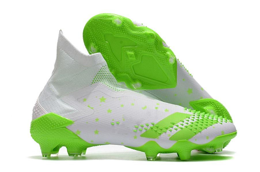 neon green youth football cleats