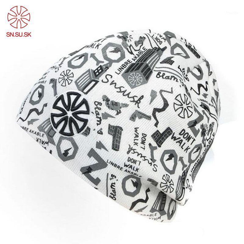 

SN.SU.SK New Fashion Warm Baggy Knitted Hat Men Beanies Knit Skullies Bonnet Hats For Men Women Beanie Men's Winter Hat Caps1