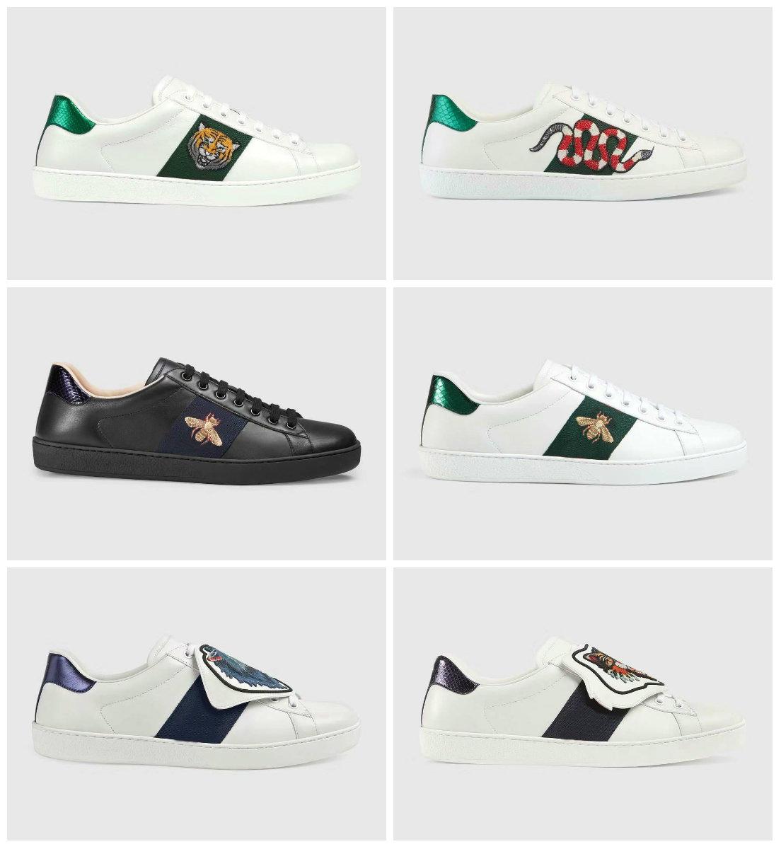 

GG'sneakers Designer Sneaker Casual Shoes Guccie GG Sneakers Low Top Italy Brand Ace Bee Stripes Shoe Walking Sports Trainers Chaussures Pour Hommes With Box, Color 7